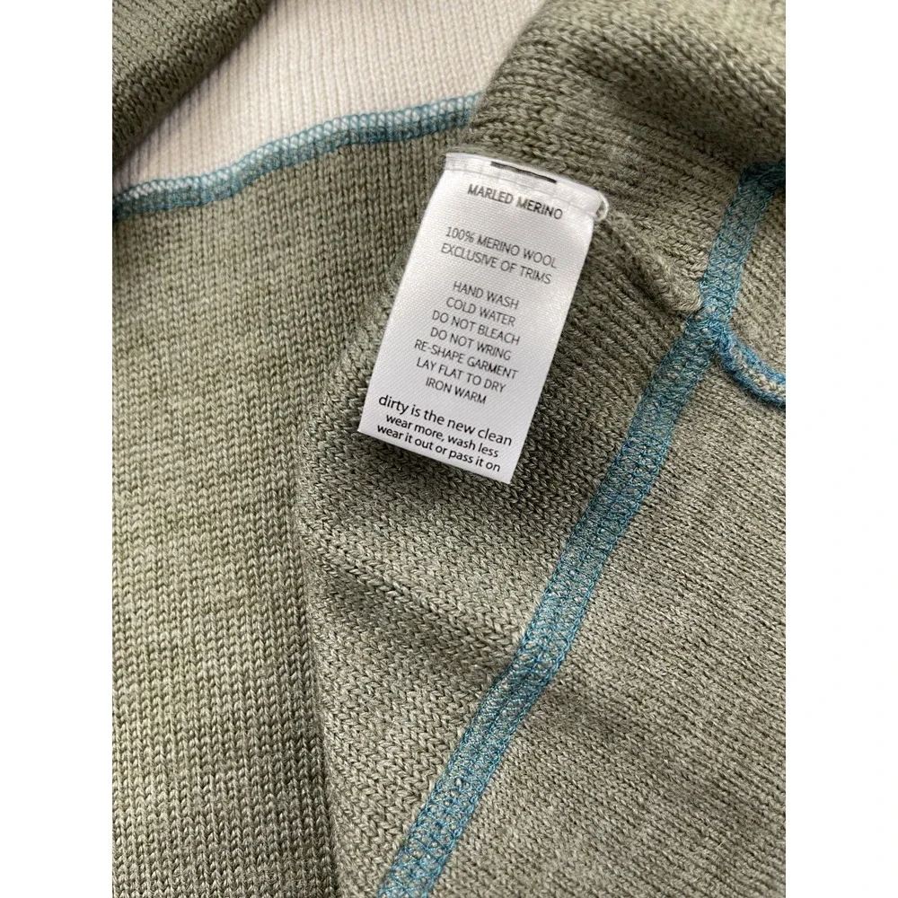 Horny Toad Womens Sweater Small Merino Wool V-Neck Granola Girl Outdoor - Picture 7 of 11